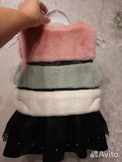 Фантастическое И модное меховое платье на 3-5 л