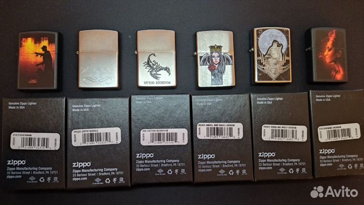 Зажигалки Zippo