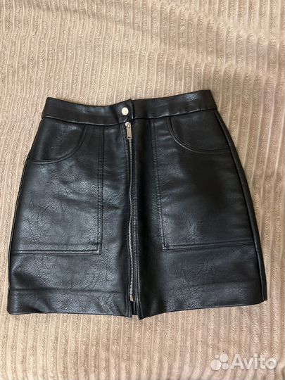 Кожаная юбка