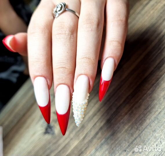 Наращивание ногтей, гель лак