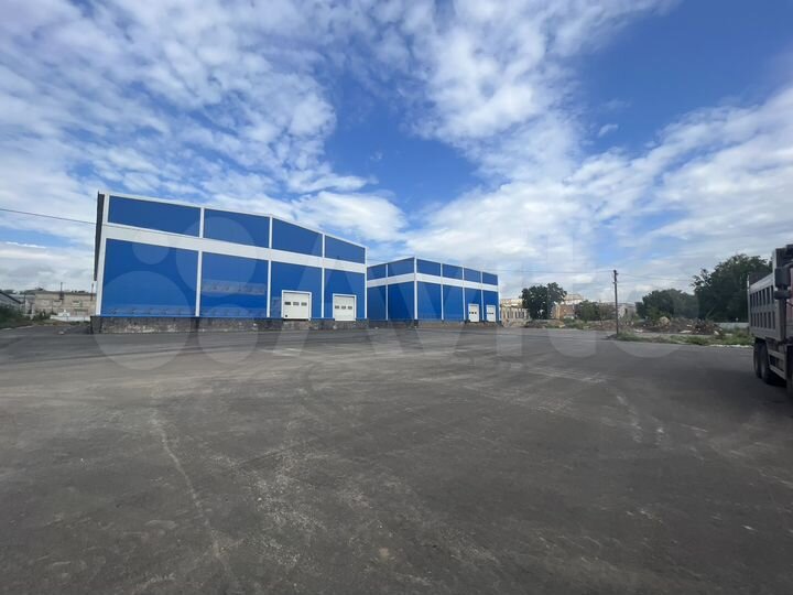 Склад 2880 м² с антипылью на выезде из города