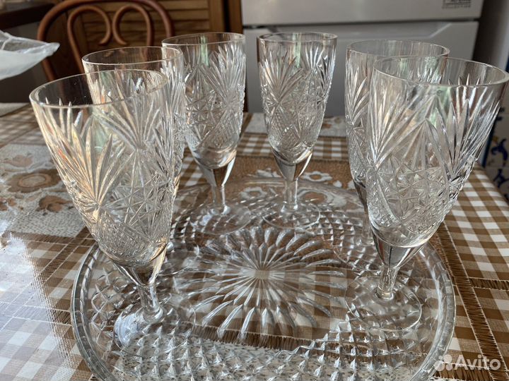 Хрустальная и стеклянная посуда СССР