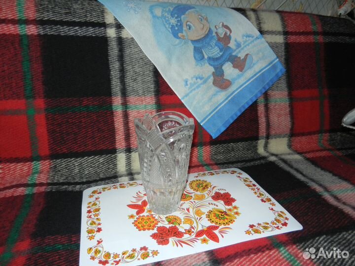 Ваза хрустальная