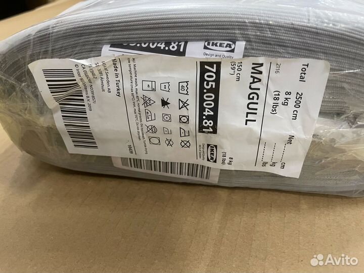 Рулон ткани IKEA Majgull майгулл затемняющая/свет