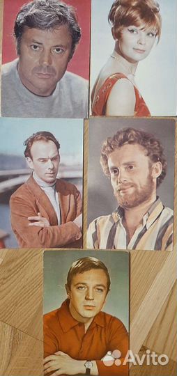 Набор Открыток. Открытки. Фото. Артисты