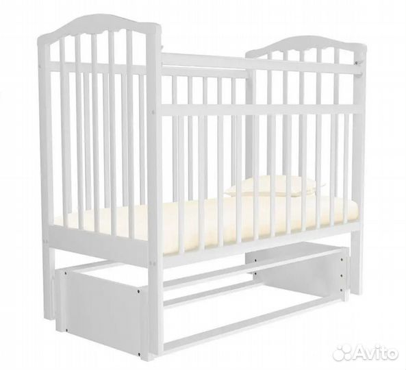 Кроватка-маятник+матрас+борты.Привезу