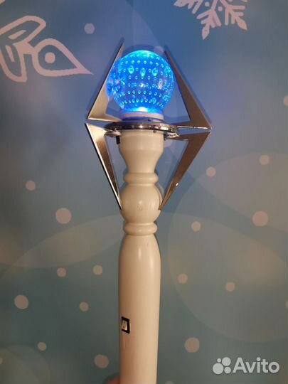 Посох Деда Мороза разборный с подстветкой