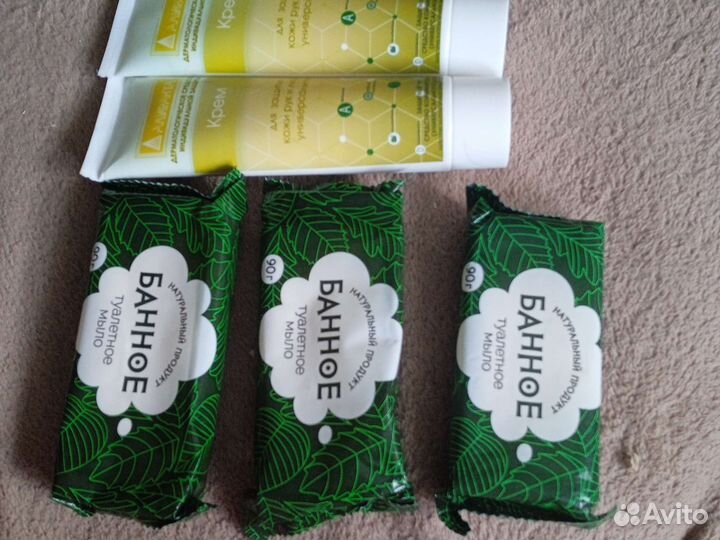 Крем для тела и рук, мыло