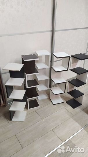 Полка угловая200 на 200 мм высота880 мм. 20 цветов