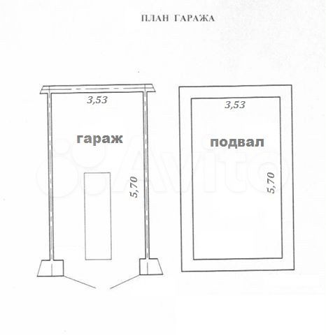 Гараж, > 30 м²