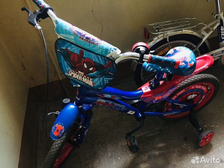 Велосипед детский 16 дюймов Человек-паук