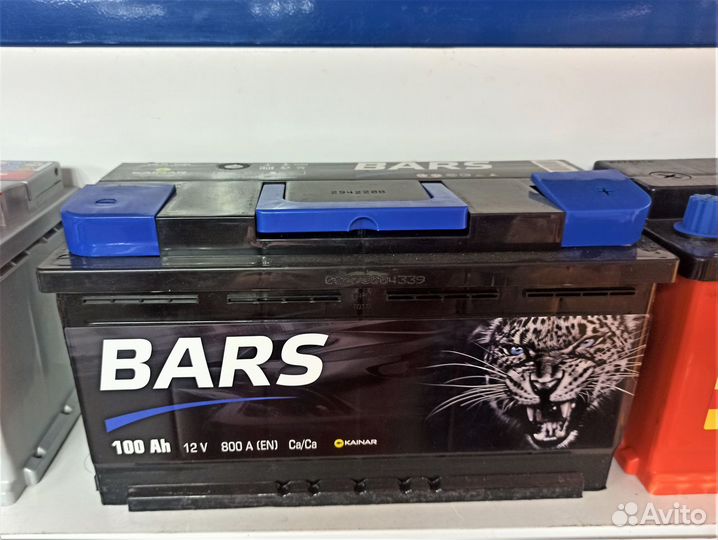 Аккумулятор 100Ач Bars Silver 800A на Mercedes,BMW