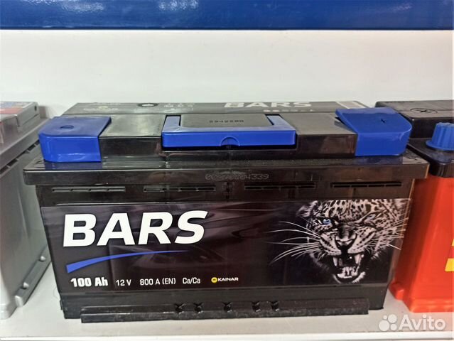 Аккумулятор 100Ач Bars Silver 800A на Mercedes,BMW