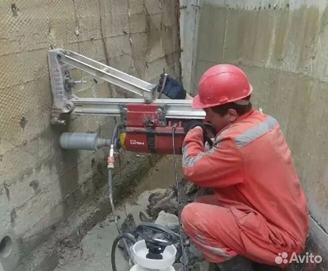 Канатная резка бетона