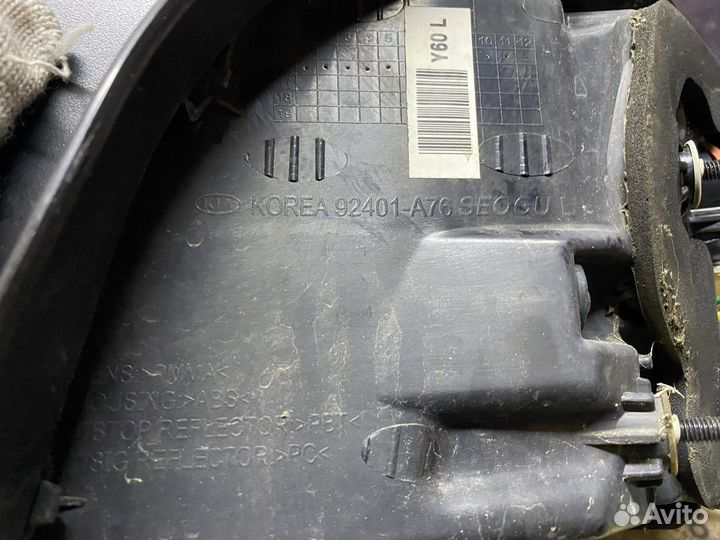 Фонарь задний левый на kia cerato 3 16-19