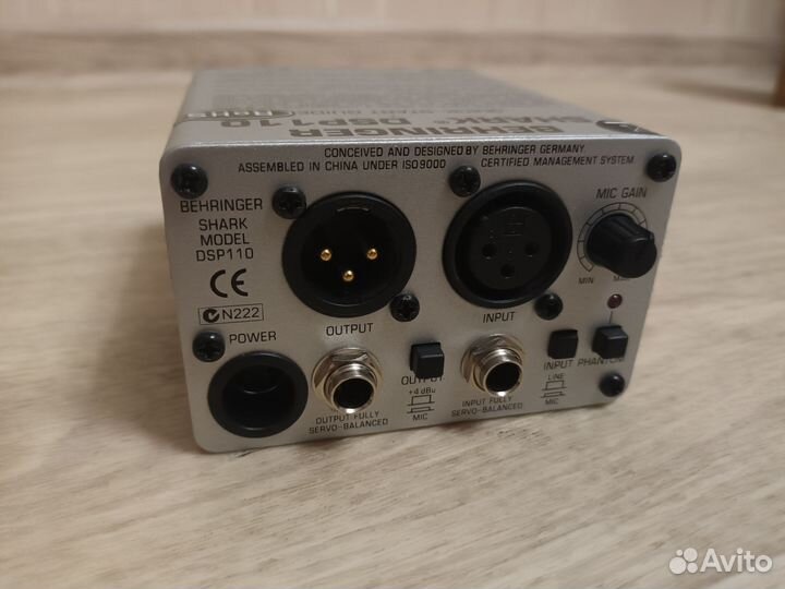 Behringer shark dsp 110