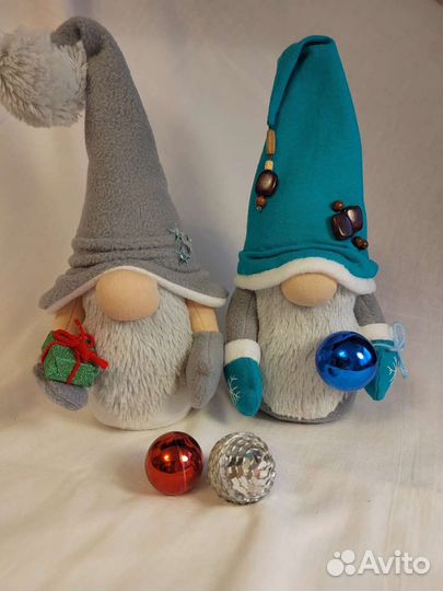 Гномы под ёлку ручной работы