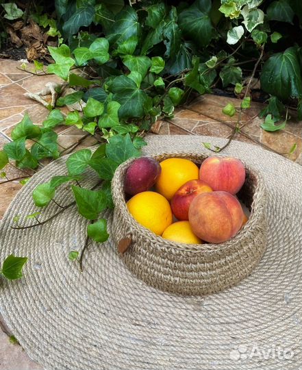 Джутовая корзина