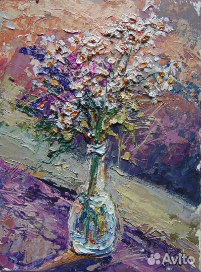 Картины маслом на выбор пейзажи цветы маяки море