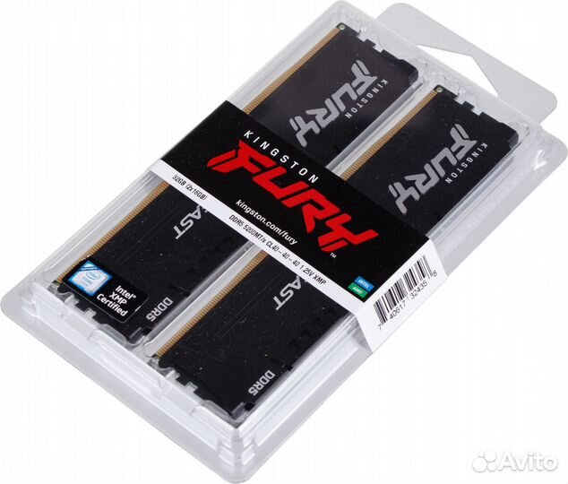 Память Fury DDR5 2x8Gb(16Gb) 6000mhz. Новая