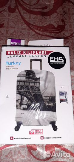 Чехол для чемодана в 3D Эйфелева башня (Турция )