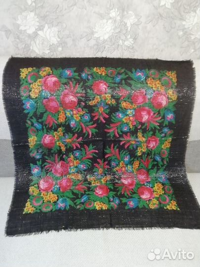 Платки СССР (хлопок, шерсть, с люрексом )