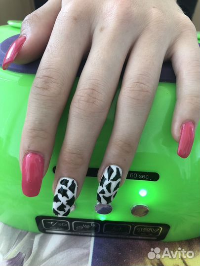 Наращивание ногтей на дому