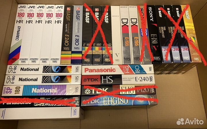 Видеокассеты VHS / S-VHS Hi-Fi Master PRO (б/у)