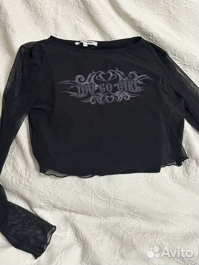 Кофта-сетка укороченная женская