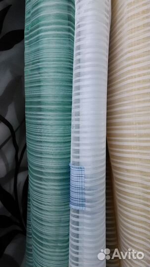 Тюль разный, готовые комплекты