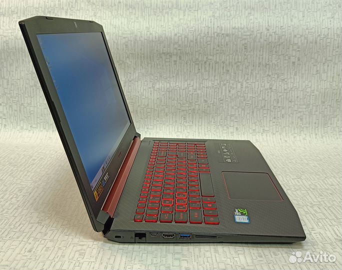 Игровой ноутбук Acer nitro 5 i7 8750H, 1050Ti