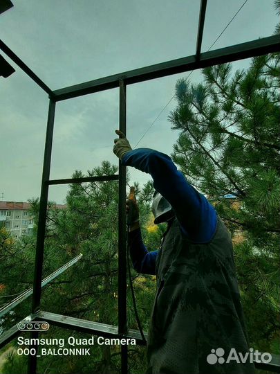 Остекление лоджии/Бесплатный замер