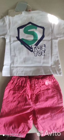 Пакет летних вещей на девочку от 0 до 6 месяцев