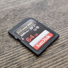 Карта памяти 64GB SanDisk Extreme PRO