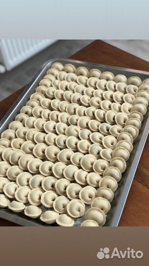 Пельмени вареники манты домашние ручная лепка