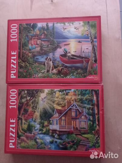 Пазлы на 1000 и 1500 деталей