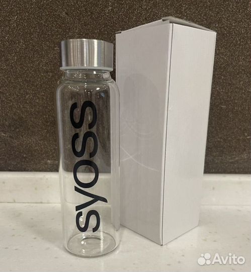 Стеклянная бутылка для воды