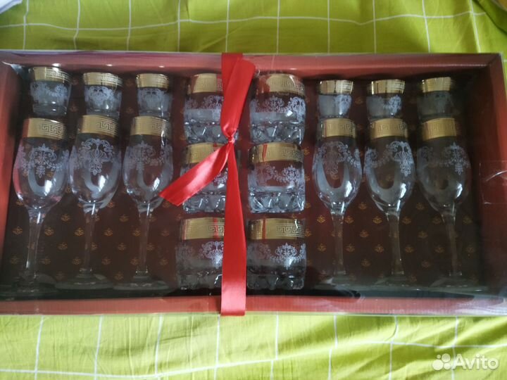 Бокалы фужеры рюмки