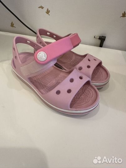 Crocs на девочку с 9 сабо и c10 сандали