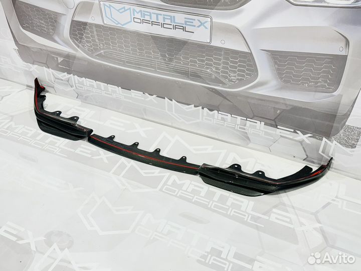 Сплиттер BMW G20 G21 M performance, сухой карбон