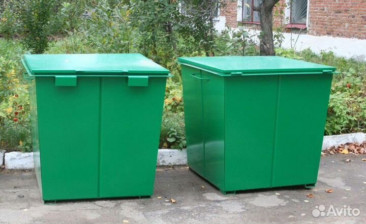 Мусорный контейнер металлический