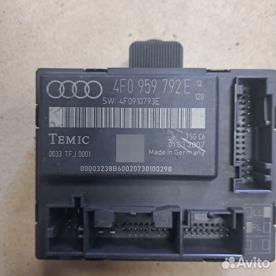 Блок передней правой двери audi a6 c6