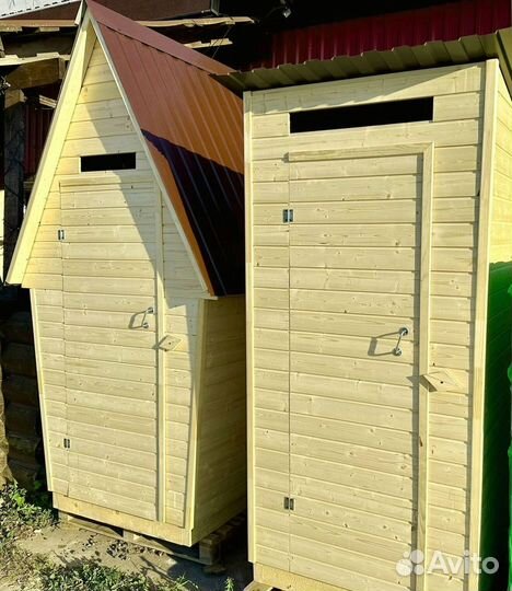 Туалет треугольный двускатный в наличии