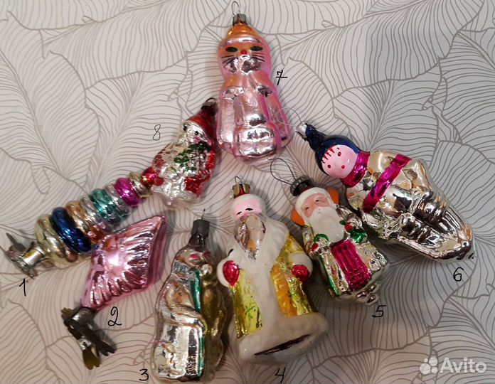 Ёлочные новогодние игрушки СССР Редкие