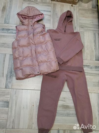 Костюм утепленный и жилетка