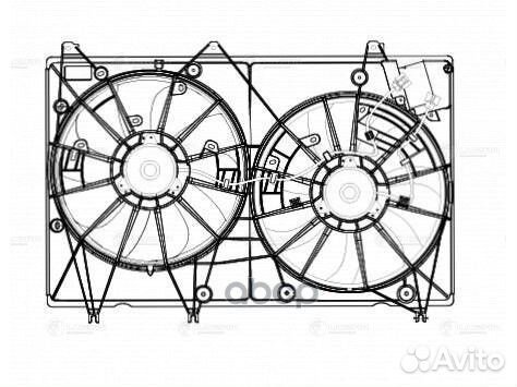 Э/вентилятор охл. LFK1954 luzar