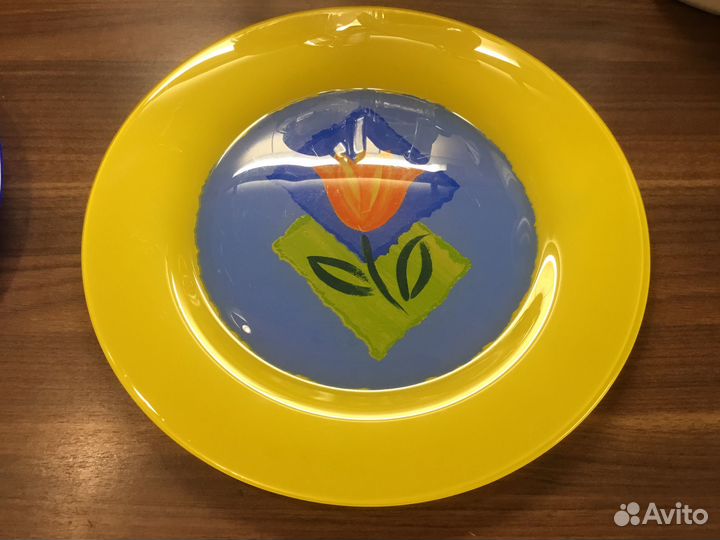 Тарелка большая стекло