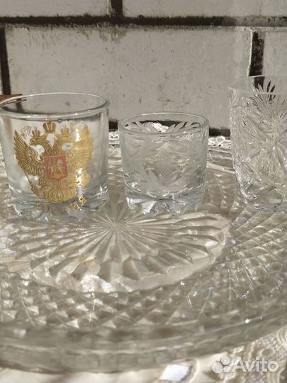 Стопки хрустальные СССР