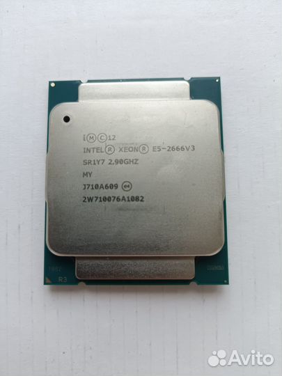 Процессор E5-2666 v3 10 ядер 3.30 GHz LGA2011-3