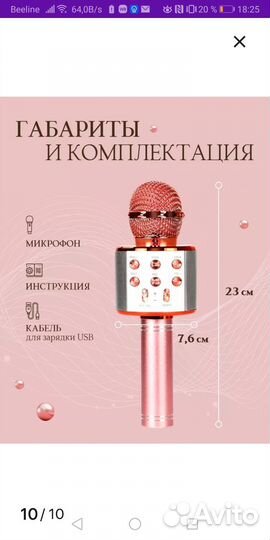 Колонка-микрофон